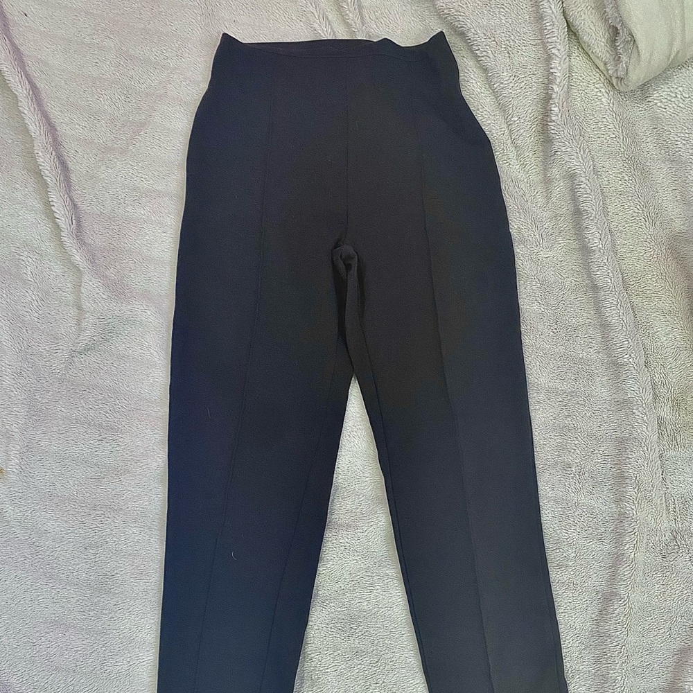 Classic Black High-Waist Trousers